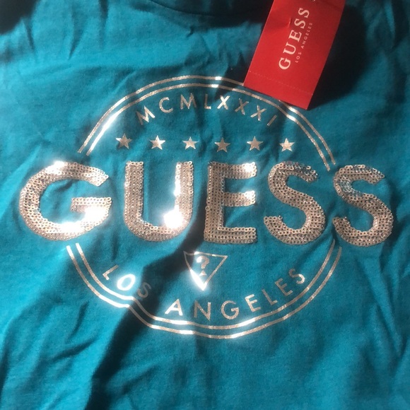 Guess small t shirts. -Color Dark Lagoon - Picture 4 of 12